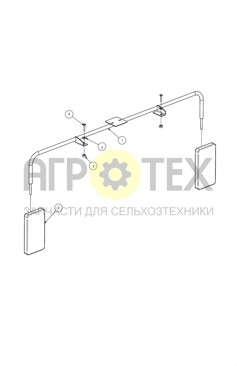 Зеркала (SX016404) (№1 на схеме)